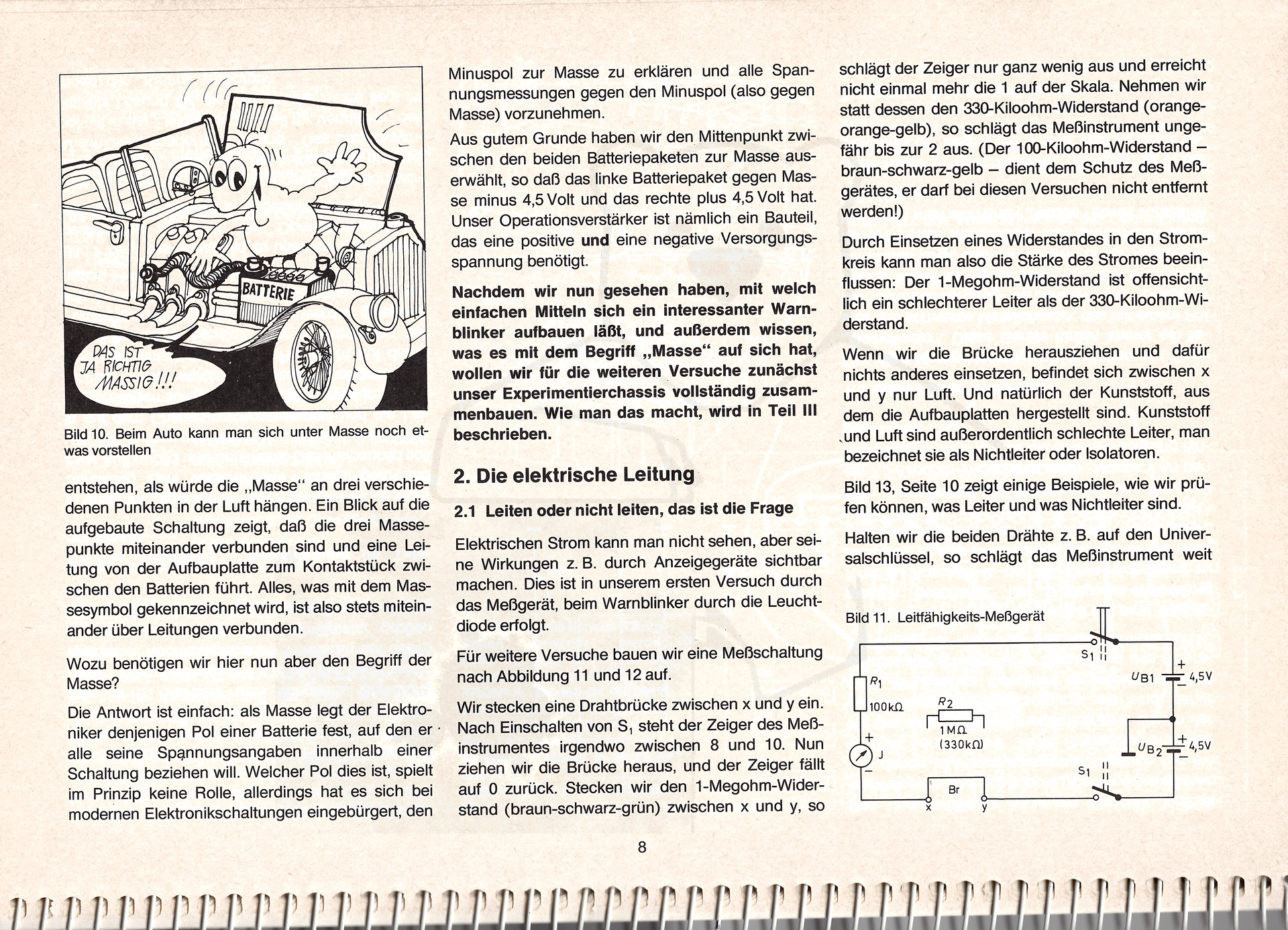 Kosmos Elektronik Labor E200 Handbuch Seite 8
